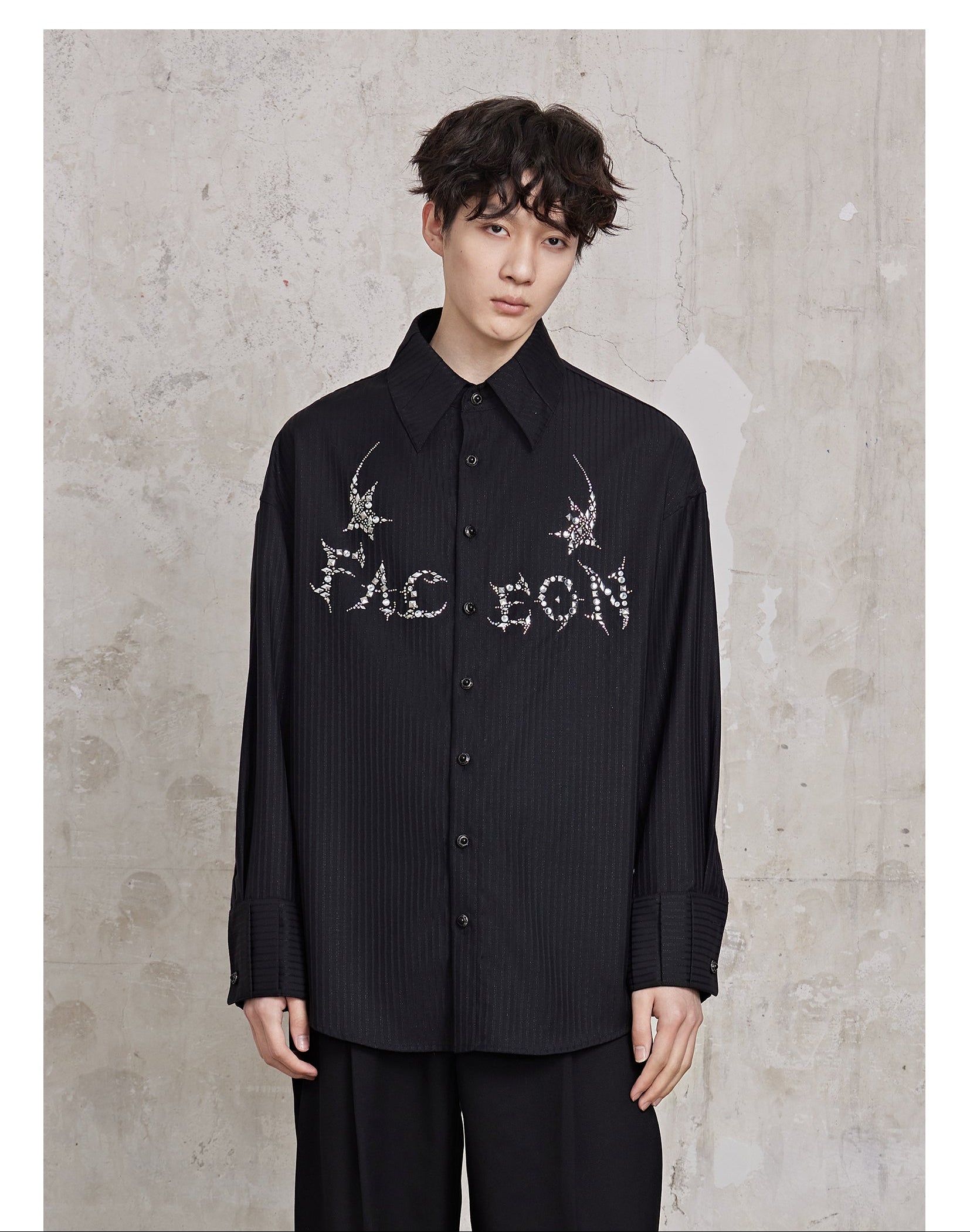 FACEONLAB Magician Rhinestone Hotfix Shirt