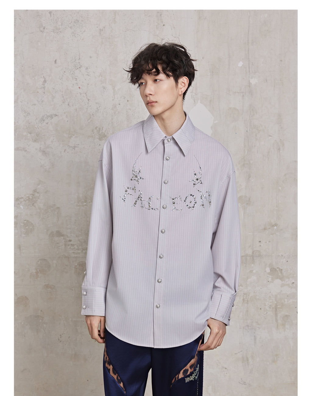 FACEONLAB Magician Rhinestone Hotfix Shirt