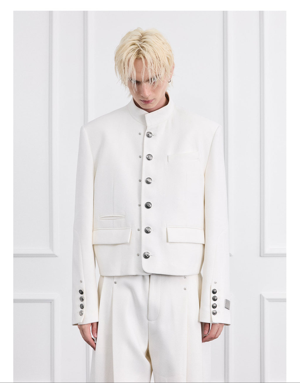 FACEONLAB Moon White Uniform Jacket